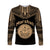 (Custom Text and Number) Marshall Islands Long Sleeve Shirt Best Tattoo Version Golden LT13 - Polynesian Pride