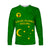 Cocos (Keeling) Islands Long Sleeve Shirt Proud Flag Unique LT13 Unisex Green - Polynesian Pride