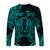 (Custom Personalised) Virgo Zodiac Polynesian Long Sleeve Shirt Unique Style - Turquoise LT8 - Polynesian Pride