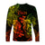 Pisces Zodiac Polynesian Long Sleeve Shirt Unique Style - Reggae LT8 - Polynesian Pride