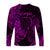 Scorpio Zodiac Polynesian Long Sleeve Shirt Unique Style - Pink LT8 - Polynesian Pride