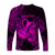 Aquarius Zodiac Polynesian Long Sleeve Shirt Unique Style - Pink LT8 - Polynesian Pride