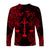 (Custom Personalised) Libra Zodiac Polynesian Long Sleeve Shirt Unique Style - Red LT8 - Polynesian Pride