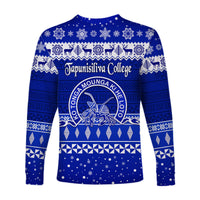 Tapunisiliva College Christmas Long Sleeve Shirt Simple Style LT8 - Polynesian Pride
