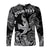 (Custom Personalised) Hawaii Angry Shark Polynesian Long Sleeve Shirt Unique Style - Black LT8 - Polynesian Pride