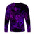 Leo Zodiac Polynesian Long Sleeve Shirt Unique Style - Purple LT8 - Polynesian Pride