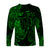 (Custom Personalised) Scorpio Zodiac Polynesian Long Sleeve Shirt Unique Style - Green LT8 - Polynesian Pride