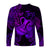 (Custom Personalised) Aquarius Zodiac Polynesian Long Sleeve Shirt Unique Style - Purple LT8 - Polynesian Pride