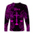 Libra Zodiac Polynesian Long Sleeve Shirt Unique Style - Pink LT8 - Polynesian Pride