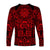 Marquesas Islands Long Sleeve Shirt Marquesan Tattoo Unique Style - Red LT8 - Polynesian Pride