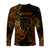 Scorpio Zodiac Polynesian Long Sleeve Shirt Unique Style - Gold LT8 - Polynesian Pride