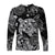 Hawaii Turtle Polynesian Long Sleeve Shirt Plumeria Flower Unique Style - Black LT8 - Polynesian Pride