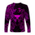 (Custom Personalised) Taurus Zodiac Polynesian Long Sleeve Shirt Unique Style - Pink LT8 - Polynesian Pride