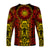 Marquesas Islands Long Sleeve Shirt Marquesan Tattoo Unique Style - Gradient Red LT8 - Polynesian Pride