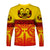 Marquesas Islands Long Sleeve Shirt Marquesan Tattoo Special Style - Gradient Yellow LT8 - Polynesian Pride