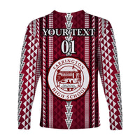 (Custom Personalised) Hawaii Farrington High School Long Sleeve Shirts Simple Style LT8 - Polynesian Pride