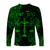 (Custom Personalised) Libra Zodiac Polynesian Long Sleeve Shirt Unique Style - Green LT8 - Polynesian Pride