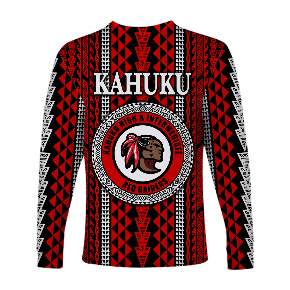 Hawaii Kahuku School Long Sleeve Shirts Kahuku High School Simple Style LT8 - Polynesian Pride