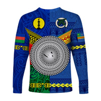 Vanuatu Tafea Province and Kanaky New Caledonia Long Sleeve Shirts Together LT8 - Polynesian Pride