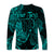 (Custom Personalised) Scorpio Zodiac Polynesian Long Sleeve Shirt Unique Style - Turquoise LT8 - Polynesian Pride