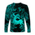 (Custom Personalised) Sagittarius Zodiac Polynesian Long Sleeve Shirt Unique Style - Turquoise LT8 - Polynesian Pride