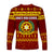 Vava'u High School Christmas Long Sleeve Shirt Simple Style - Maroon LT8 - Polynesian Pride