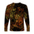 (Custom Personalised) Leo Zodiac Polynesian Long Sleeve Shirt Unique Style - Gold LT8 - Polynesian Pride