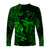 (Custom Personalised) Pisces Zodiac Polynesian Long Sleeve Shirt Unique Style - Green LT8 - Polynesian Pride