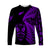 (Custom Personalised) New Zealand Haka Rugby Maori Long Sleeve Shirt Silver Fern Vibes - Purple LT8 Unisex Purple - Polynesian Pride