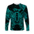 Virgo Zodiac Polynesian Long Sleeve Shirt Unique Style - Turquoise LT8 Unisex Turquoise - Polynesian Pride