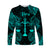 (Custom Personalised) Libra Zodiac Polynesian Long Sleeve Shirt Unique Style - Turquoise LT8 Unisex Turquoise - Polynesian Pride