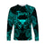 (Custom Personalised) Taurus Zodiac Polynesian Long Sleeve Shirt Unique Style - Turquoise LT8 Unisex Turquoise - Polynesian Pride