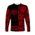 Marquesas Islands Long Sleeve Shirt Marquesan Tattoo Unique Style - Red LT8 - Polynesian Pride