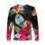 (Custom Personalised) Guam Polynesian Long Sleeve Shirt Tropical Flowers - Colorful Vibes LT8 Unisex Red - Polynesian Pride