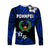 (Custom Personalised) FSM Pohnpei Long Sleeve Shirts Unique Vibes - Blue LT8 - Polynesian Pride