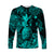 (Custom Personalised) Hawaii Pineapple Polynesian Long Sleeve Shirt Unique Style - Turquoise LT8 - Polynesian Pride