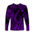 (Custom Personalised) Hawaii Fish Hook Polynesian Long Sleeve Shirt Unique Style - Purple LT8 Unisex Purple - Polynesian Pride