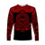 Marquesas Islands Long Sleeve Shirt Marquesan Tattoo Simplified Version - Red LT8 - Polynesian Pride