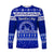 (Custom Personalised) Tapunisiliva College Christmas Long Sleeve Shirt Simple Style LT8 Unisex Blue - Polynesian Pride