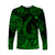 Hawaii Fish Hook Polynesian Long Sleeve Shirt Unique Style - Green LT8 - Polynesian Pride