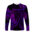 Scorpio Zodiac Polynesian Long Sleeve Shirt Unique Style - Purple LT8 Unisex Purple - Polynesian Pride