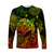 Hawaii Turtle Polynesian Long Sleeve Shirt Plumeria Flower Unique Style - Reggae LT8 Unisex Reggae - Polynesian Pride