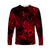 Leo Zodiac Polynesian Long Sleeve Shirt Unique Style - Red LT8 Unisex Red - Polynesian Pride