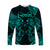 (Custom Personalised) Gemini Zodiac Polynesian Long Sleeve Shirt Unique Style - Turquoise LT8 Unisex Turquoise - Polynesian Pride