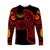 Marquesas Islands Long Sleeve Shirt Marquesan Tattoo Original Style - Red LT8 - Polynesian Pride