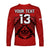 (Custom Text and Number) Tonga Rugby MMT Long Sleeve Shirt Ngatu Mate Maa Tonga Simple LT13 - Polynesian Pride