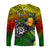 (Custom Personalised) The Shaka Hawaii Long Sleeve Shirt Tropical Flowers Reggae Version LT13 - Polynesian Pride