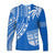 Fiji Rugby Sevens Long Sleeve Shirt Fijian 7s Tapa Polynesian Blue Ver.01 LT13 - Polynesian Pride