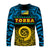 Torba Province Long Sleeve Shirt Vanuatu Pig Tusk Polynesian Flag Style LT14 - Polynesian Pride