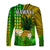 Hawaii Pineapple Long Sleeve Shirt Plumeria Frangipani Mix Tribal Pattern LT13 - Polynesian Pride